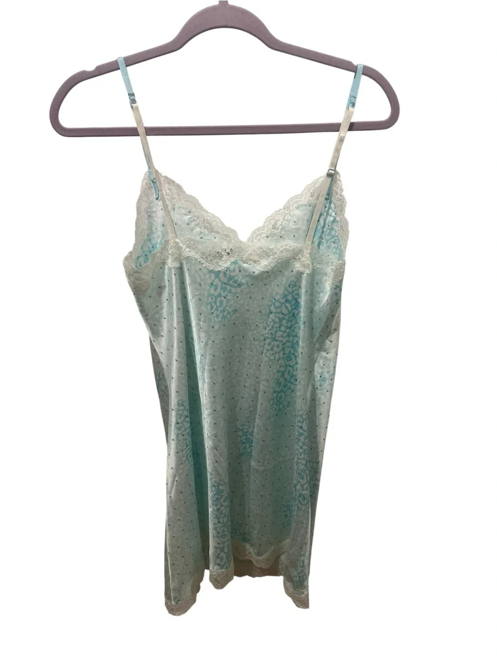 Victoria Secret “ I Do” satin chemise slip dress Size Medium